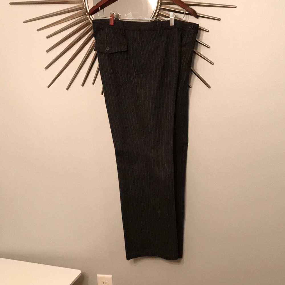 J crew 33x30 wool striped pants